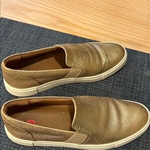 Frye women’s Gold Slip-On Shoes
